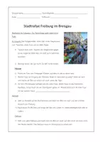 Vorschau - Arbeitsblätter - Stadtrallye_Freiburg - Deckblatt
