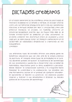 Vista previa - Hojas de trabajo - Dictados creativos - página 2