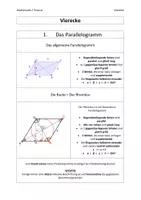 Vorschau - Fördermaterial/Inklusion - Vierecke Merkblätter - Deckblatt
