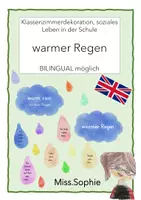 Vorschau - Anderer Materialtyp - warmer Regen - Bilingual möglich - Deckblatt