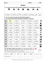 Vorschau - Arbeitsblätter - Leseproblem: Wörter flüssig lesen - mit Test, ab Kl. 2 - Seite 3