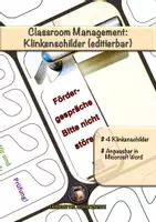 Vorschau - Anderer Materialtyp - Classroom Management: Klinkenschilder für Türklinken (editierbar) - Deckblatt