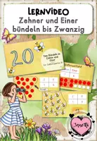 Vorschau - Videos - Lernvideo zur Stellenwerttafel, Bündeln, Zehner und Einer (ZR 20) - Deckblatt