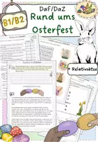 Vorschau - Stundenentwürfe - Rund ums Osterfest - Materialpaket, DaF/DaZ - Deckblatt