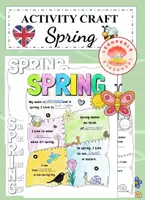 Vorschau - Arbeitsblätter - Englisch Activity Booklet: Let´s talk about Spring & Spring Craft - Seite 1