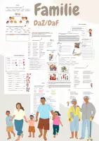 Vorschau - Arbeitsblätter - Familie (DaZ/DaF) - Deckblatt