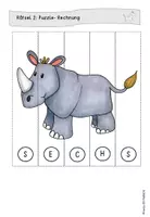 Vorschau - Arbeitsblätter - Escape Room Zoo Klasse 1/2 - Seite 3