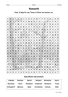 Vorschau - Arbeitsblätter - Suchsel Literaturepoche Romantik - als PDF & Word - Seite 3