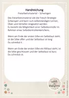Vorschau - Stationenlernen - Freiarbeitsmaterial Silben schwingen k oder ck - Seite 2