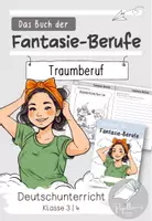 Vorschau - Arbeitsblätter - Das Buch der Fantasie-Berufe | Traumberuf - Deckblatt