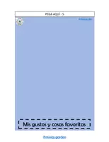 Vista previa - Manualidades / Dibujos para colorear - Flipbook: Todo Sobre Mi (Color - B&N) - página 2