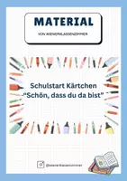 Vorschau - Anderer Materialtyp - Schulbeginn: Schön, dass du da bist! - Deckblatt