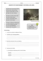 Vorschau - Arbeitsblätter - Gedichtanalyse Romantik Joseph von Eichendorff Winternacht - Seite 3
