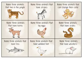 Vista previa - Juegos / Gamificación - Name 3! ANIMALS SPEAKING GAME - página 3