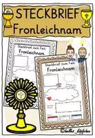 Vorschau - Stundenentwürfe - Fronleichnam STECKBRIEF Kirchenjahr Religionsunterricht - Deckblatt