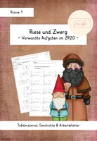 Vorschau - Arbeitsblätter - Rechentricks: Riesen und Zwerge - Deckblatt