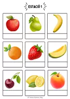 Vista previa - Tarjetas / Manipulativos - Estacions d'aprenentatge Fruites i verdures - página 2