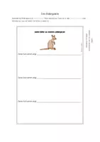 Vorschau - Arbeitsblätter - Lapbook Mein Lieblingstier KL 3/4 - Seite 3
