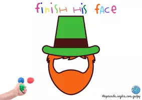 anteprima - Materiale per pittura e bricolage - St.Patrick's Playdough mats - Pagina 1