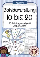 Vorschau - Unterrichtsreihen - Sparpaket 20 Mini-Legekreise (Zahlen 1 bis 20) mit Arbeitsheften - Seite 1