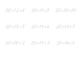Vorschau - Fördermaterial/Inklusion - Aufgabenkarten: 20 gleich..... im Zahlenraum bis 20 ohne ZÜ - Seite 3