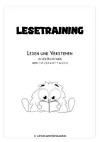Vorschau - Arbeitsblätter - Lesen - Lesetraining - Lesen und verstehen - Klasse 1 - FREEBIE - Seite 2