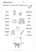 Vorschau - Arbeitsblätter - Lesen - Lesetraining - Lesen und verstehen - Klasse 1 - FREEBIE - Seite 3