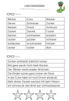 Vorschau - Arbeitsblätter - Lese-Hausaufgabe -ck (passend zu TINTO) - Seite 2