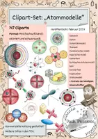 Vorschau - selbst erstellte Cliparts/Grafiken - Clipart-Set: Atommodelle + Portraits - Deckblatt