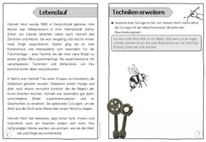 Vorschau - Mal- und Bastelvorlagen - Künstler-Faltheft: Hannah Höch | Dadaismus - Seite 3