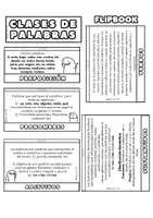 Vista previa - Unidades / Secuencias / Situaciones de Aprendizaje - Flipbook y lapbook de Clase de palabras (3) - página 2