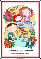 anteprima - Esercizi - Tombola delle Sillabe - Gioco didattico - Pagina di copertina