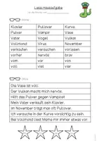 Vorschau - Arbeitsblätter - Lese-Hausaufgabe V/v (passend zu TINTO) - Seite 2