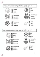 Vorschau - Arbeitsblätter - Lese-Mal-Heft "Frühling" (Klasse 1-2) - Seite 2