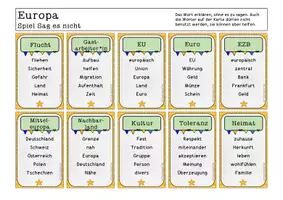 Vorschau - Spiele - 120 Karten "Europa" Wörter erklären und raten (Spiel "Sag es nicht!") FrauCuppaTea - Seite 2