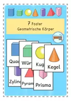 Vorschau - Poster - Geometrische Körper - 7 Poster (Flex und Flo) - Deckblatt