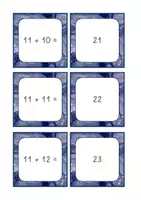 Vorschau - Spiele - Zahlenraum30 / Zahlenraum40 Addition Zuordnungskarten - Deckblatt
