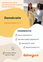 Vorschau - Unterrichtsreihen - Demokratie Projekt (Klasse 5-6) | Unterrichtsmaterial und Praxisanleitung - Deckblatt