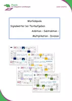 Vorschau - Spiele - Würfelspiel Signalwörter bei Textaufgaben - Deckblatt