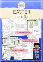 Vorschau - Arbeitsblätter - Leserallye: Easter (+ Prepositions) - Deckblatt