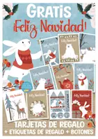 Aperçu - Matériel pour travaux manuels / dessin - FREEBIE tarjetas de regalo NAVIDAD Español / Espagnol - gratis! - Page de couverture