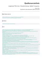 Vorschau - Stundenentwürfe - Langentwurf The Circle - Charakterisierung - digitale Transparenz - Seite 1