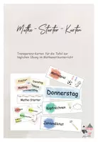 Vorschau - Präsentationen/Tafelbilder - Mathe-Starter-Karten - Deckblatt