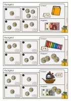 Vorschau - Aufgabenkarten - Kartei: Rückgeld ZR 10 - Seite 1