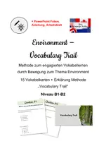 Vorschau - Spiele - Environment Vocabulary Trail - Vokabellernen durch Bewegung - B1-B2 - Deckblatt