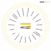 Vorschau - Fördermaterial/Inklusion - Werken mit Holz.- Legekreis XXL "Trennen" - Mind. 3-fach differenziert - Seite 1