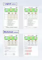 Vorschau - Arbeitsblätter - Easy Logicals (2) Lese-/ Schreibübungen in Englisch (editierbar) - Seite 3