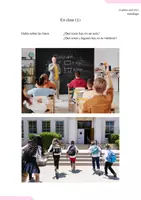 Vorschau - Klassenarbeiten - SPRECHPRÜFUNG: MONÓLOGO (PRÜFUNGSMATERIAL FÜR SPANISCH A1) - Deckblatt
