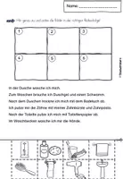 Vorschau - Arbeitsblätter - Körperpflege Arbeitsblätter - Seite 2