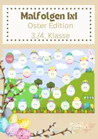 Vorschau - Spiele - Spiel Malfolgen Oster Edition - das kleine 1x1 - Deckblatt